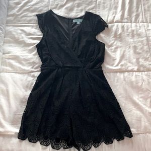 Lace Black Romper